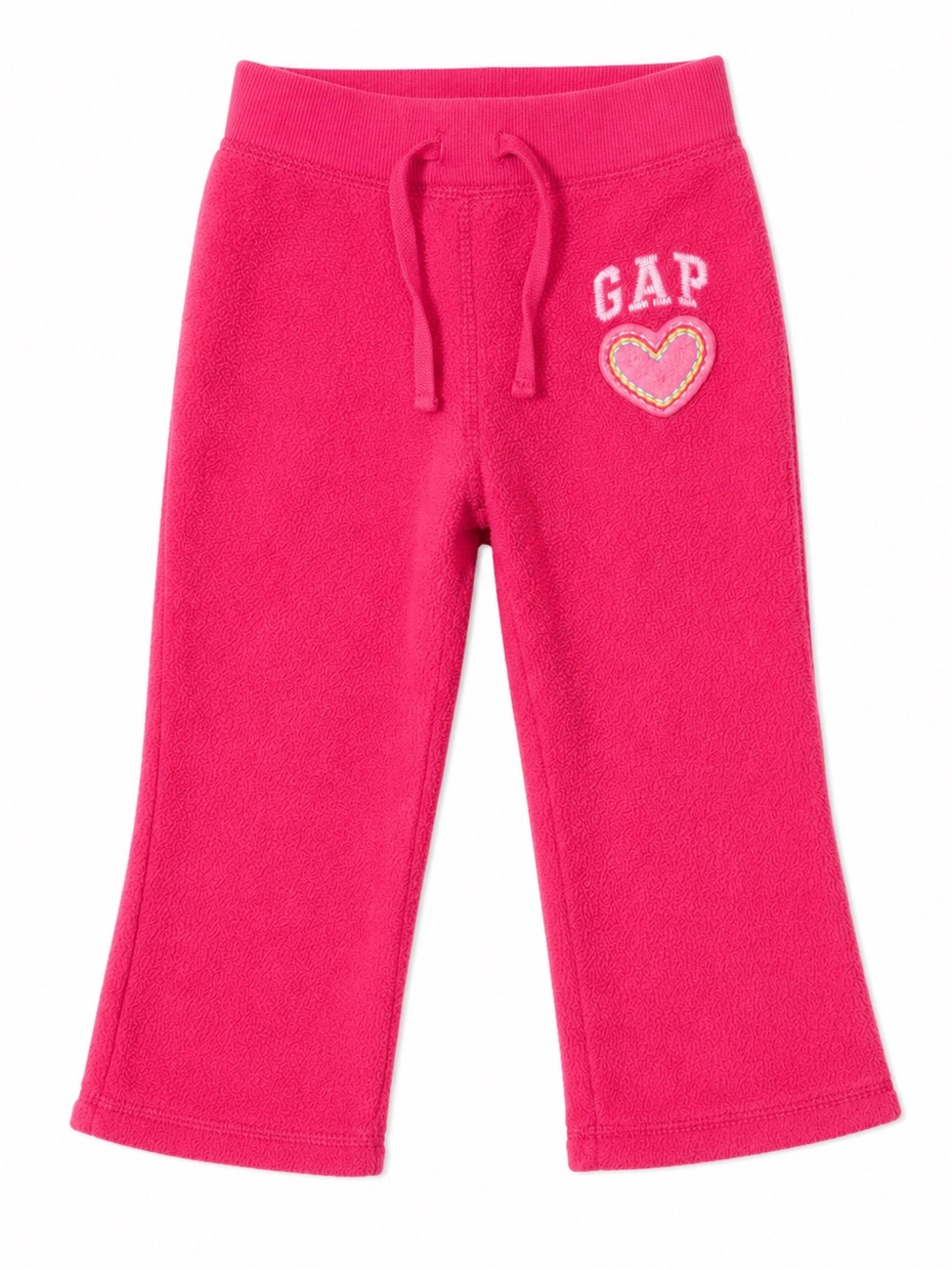 Baby Gap Pink Fleece Heart Sweatpants